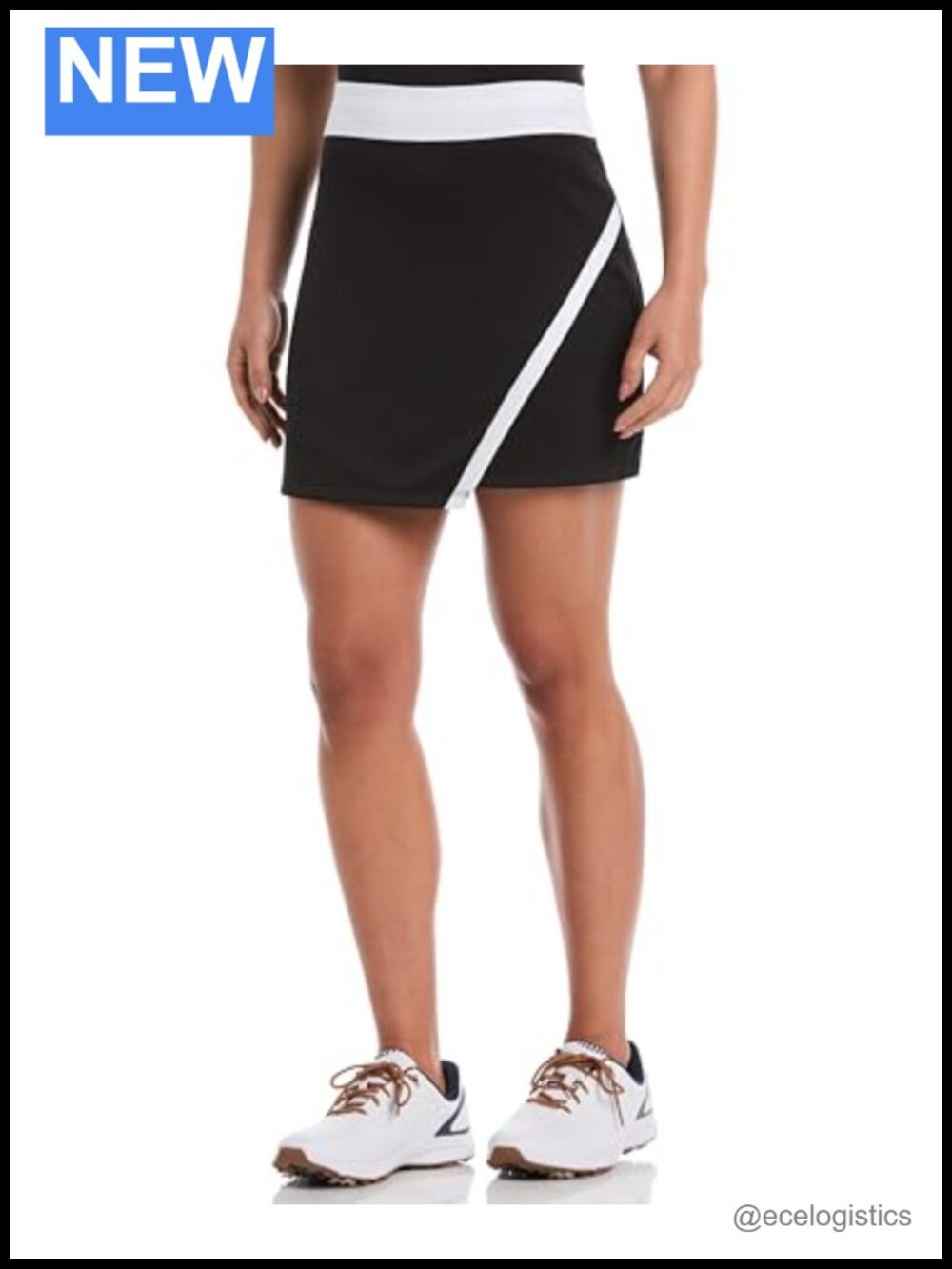 Callaway Women's 16" Color Block Wrap Golf Skort Polyester Stretch Active Skort